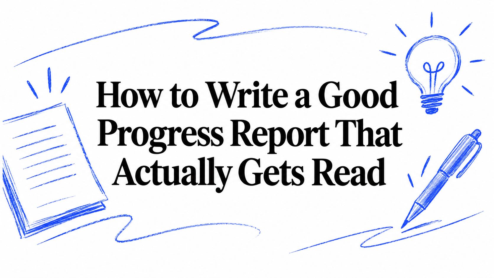 How to Write a Good Progress Report That Actually Gets Read
