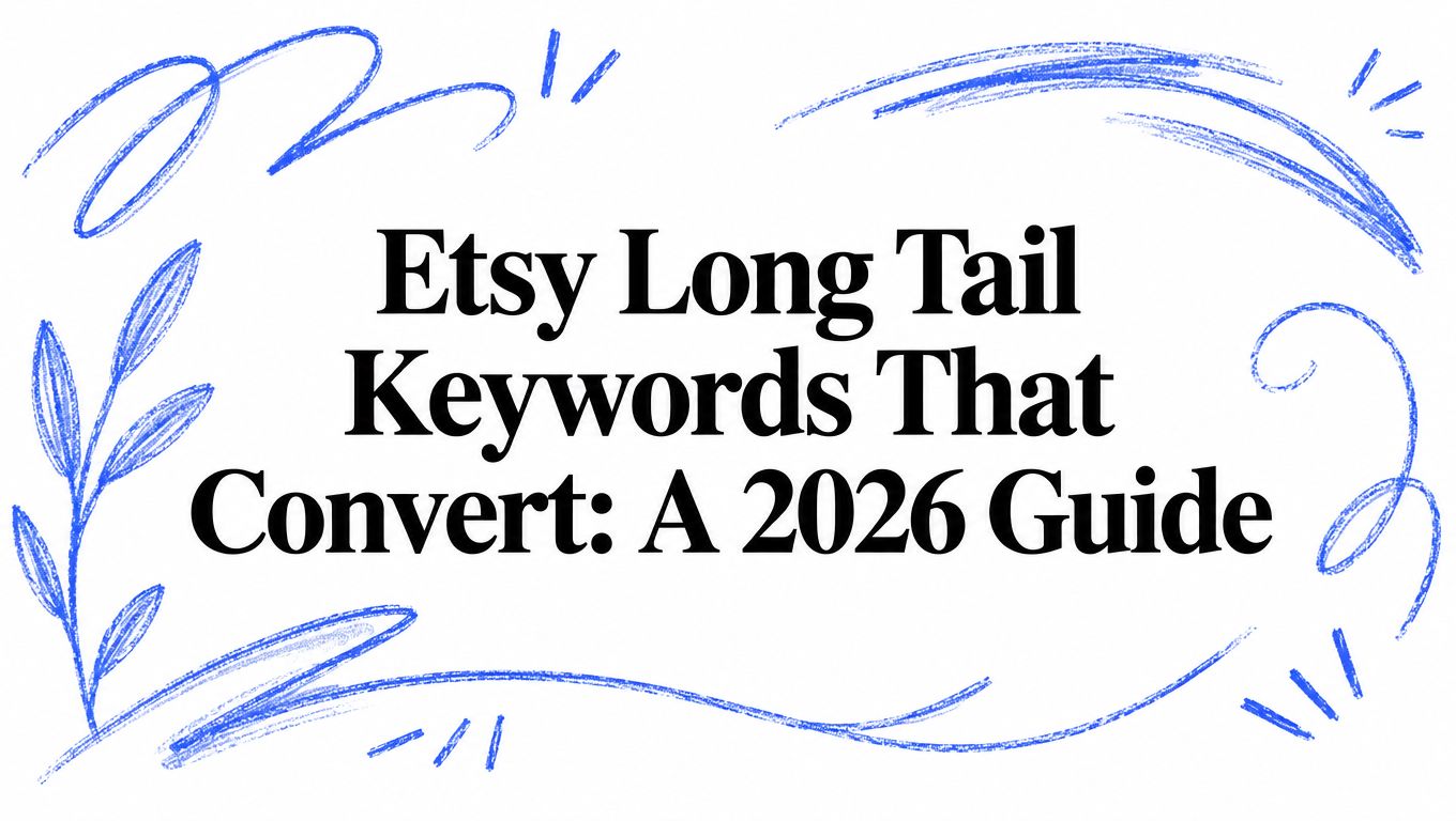 Etsy Long Tail Keywords That Convert: A 2026 Guide