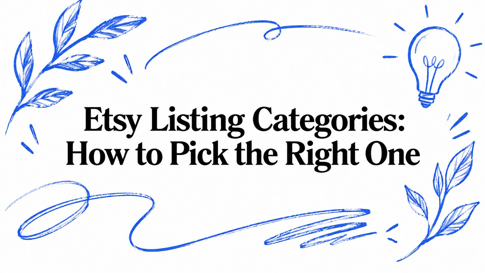 Etsy Listing Categories: How to Pick the Right One